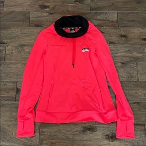 VS Pink Ultimate cowl neck hoodie